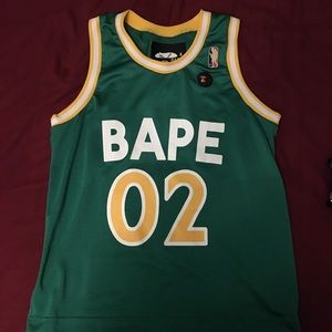 bape basketball shirt